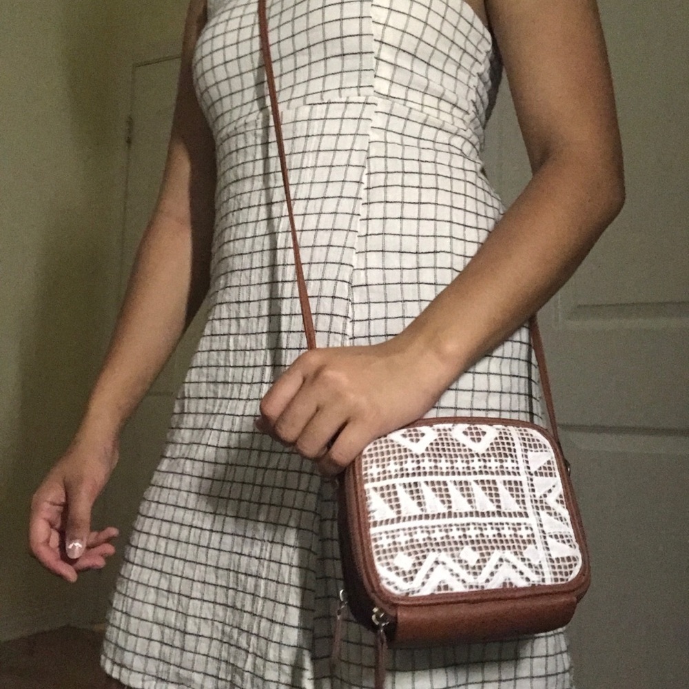 cute small brown crossbody bag